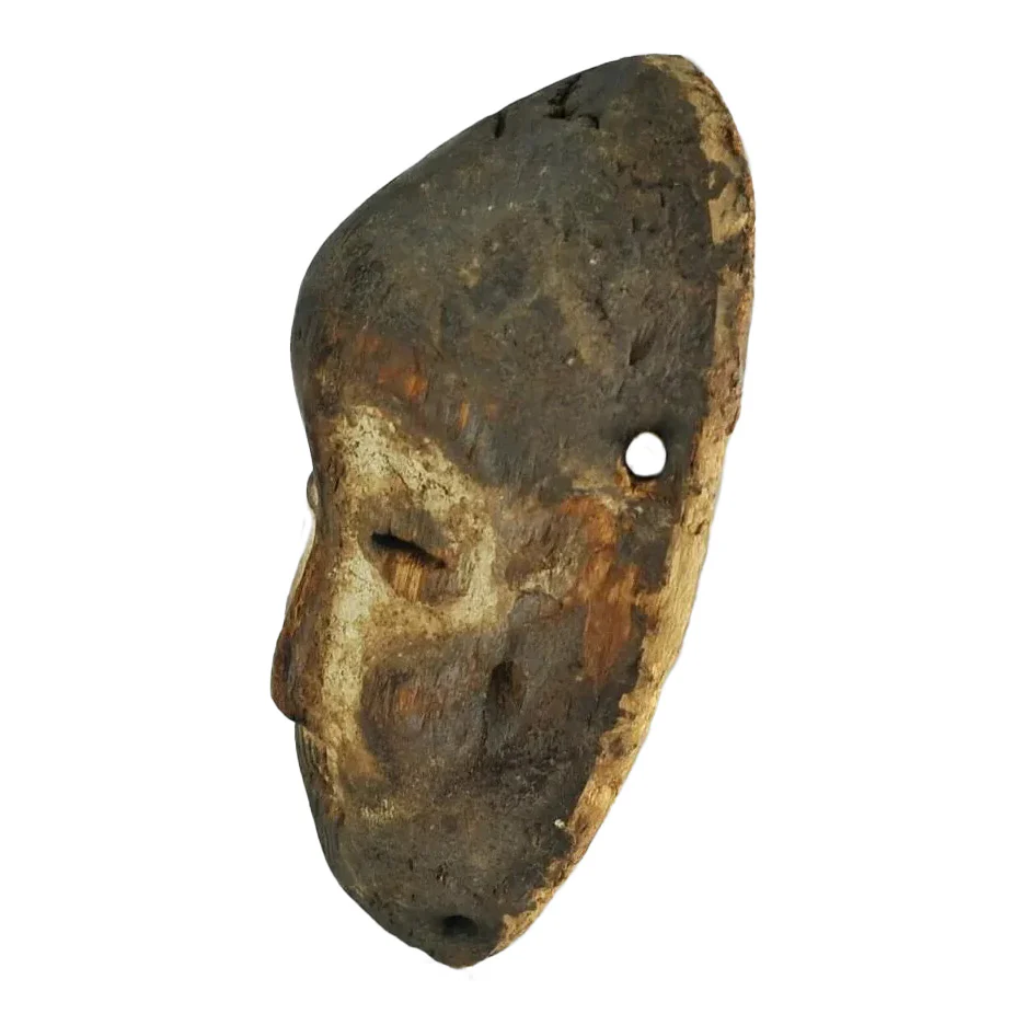 Lega Lukwakongo Bwami Miniature 6" Mask, Democratic Republic of Congo: #65 - Image 7