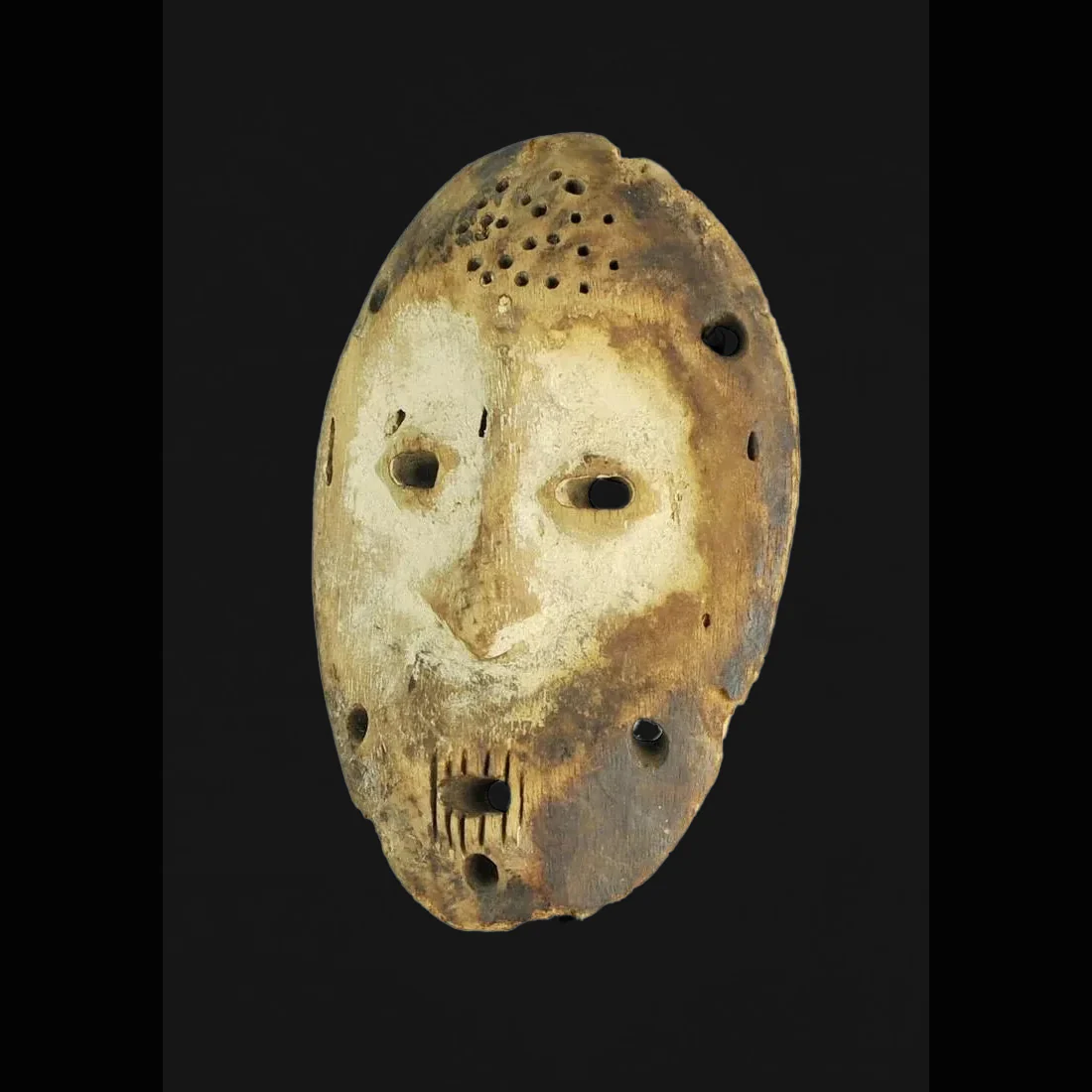 Lega Lukwakongo Bwami Miniature Mask, Democratic Republic of Congo #47 - Image 2