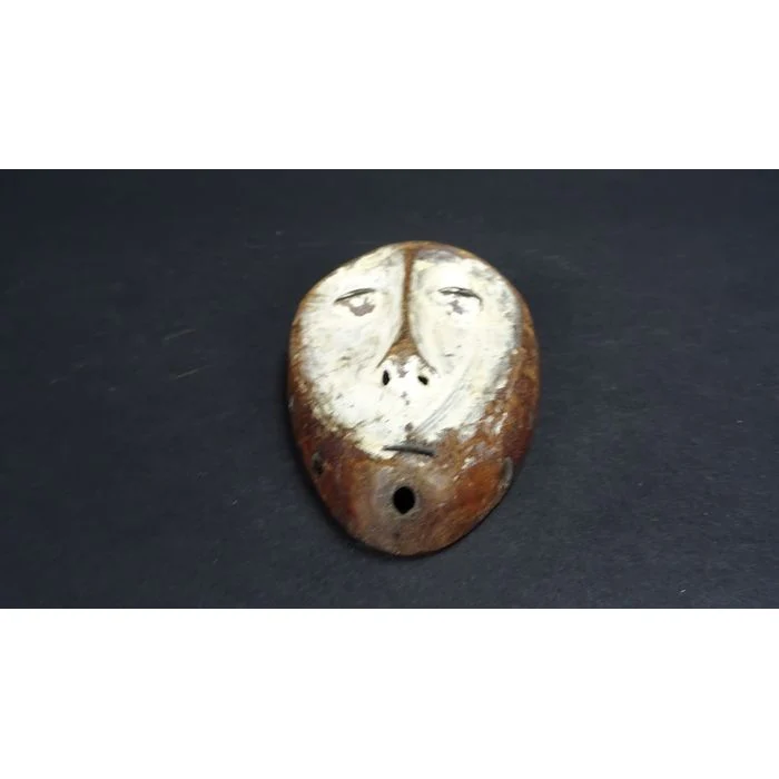 Lega Lukwakongo Bwami Miniature Mask, Democratic Republic of Congo, #169  PROVENANCE - Image 4