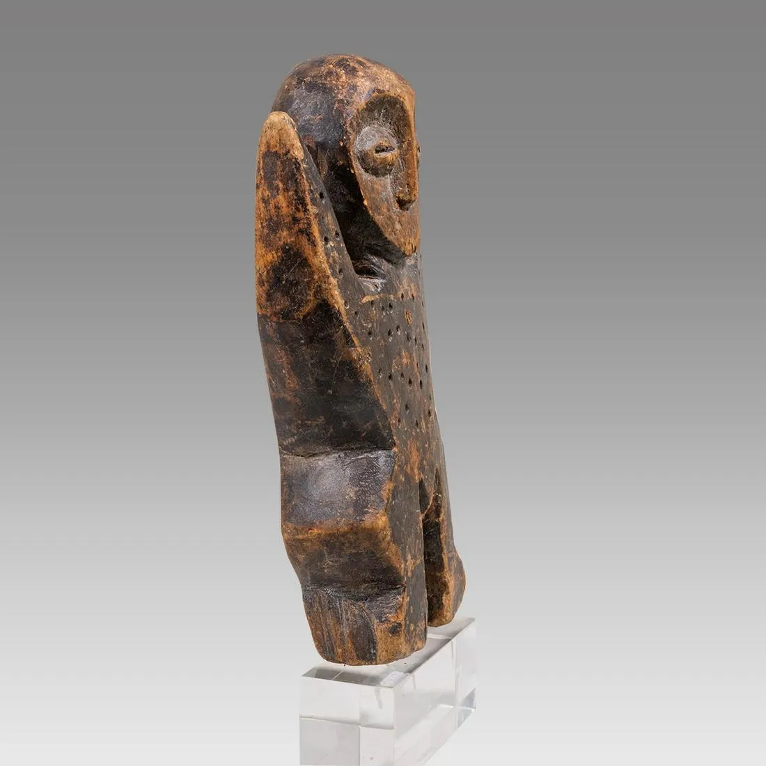 Lega Standing Wood Figure, Congo # - Image 2