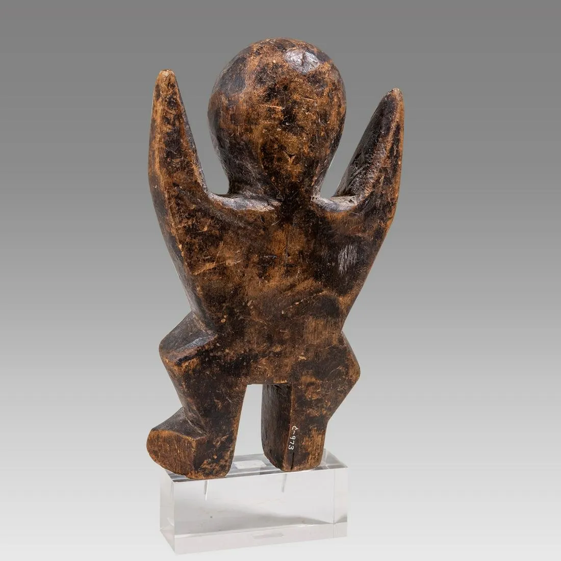 Lega Standing Wood Figure, Congo # - Image 3