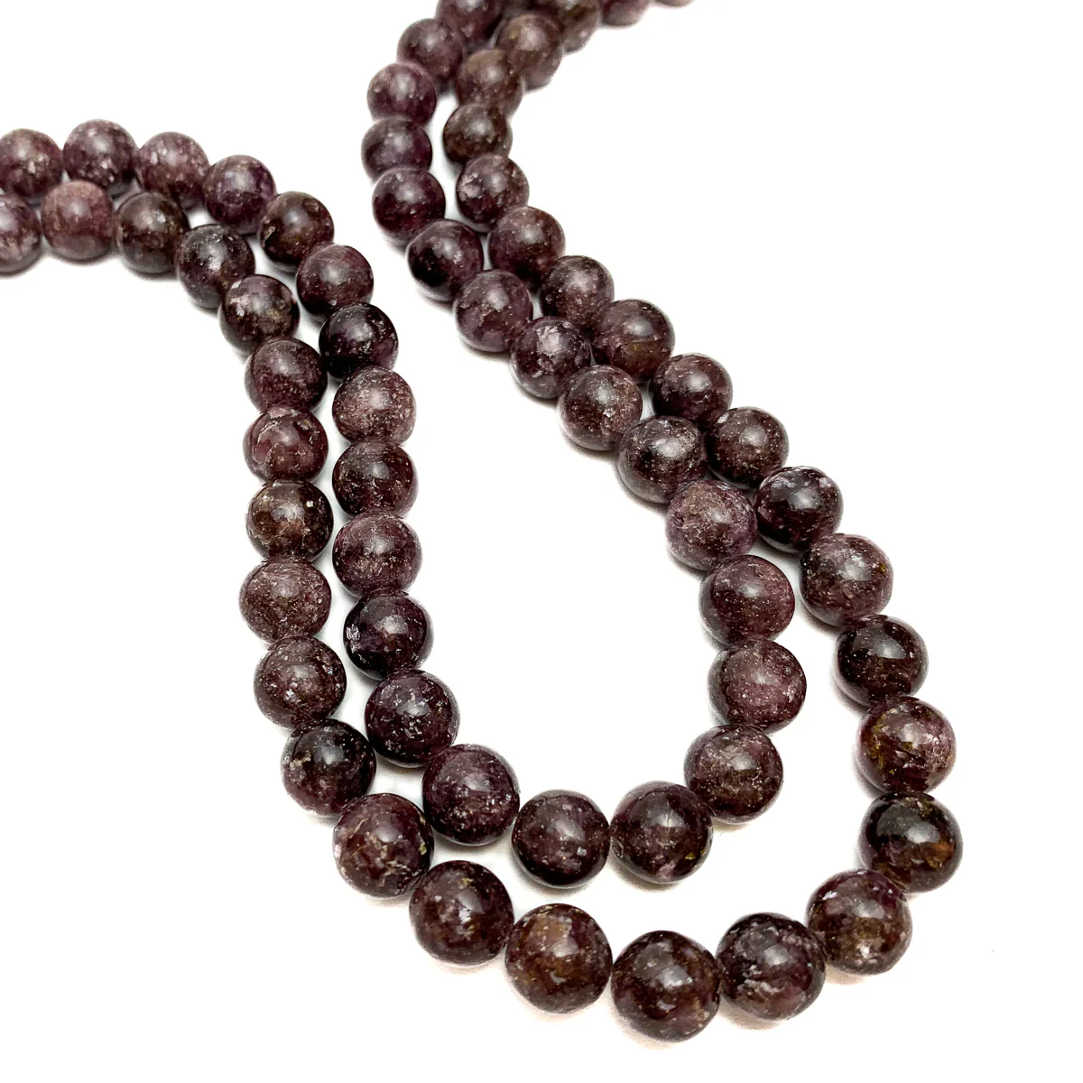 Lepidolite 8mm Smooth Rounds - Image 3