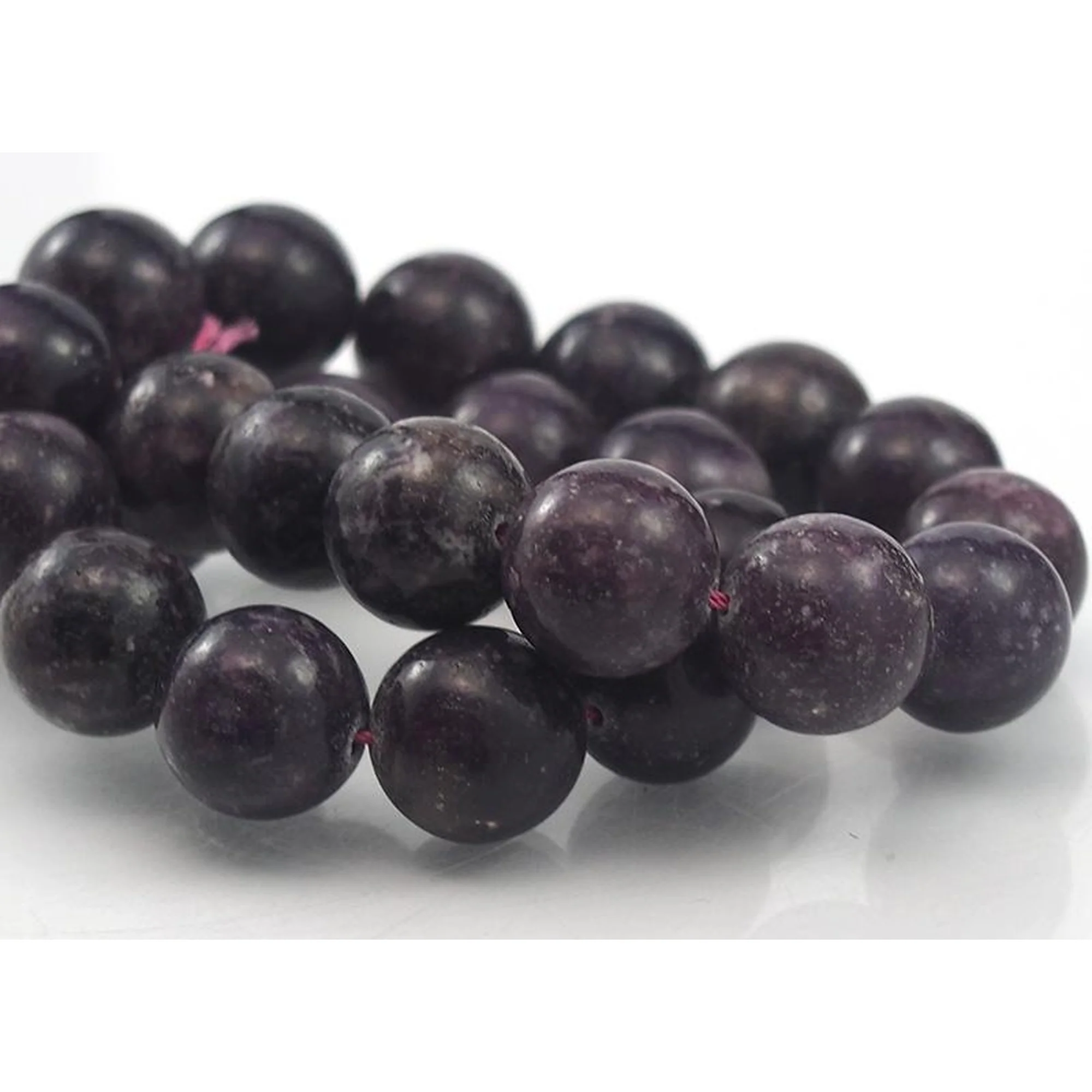 Lepidolite Deep Violet Strand 16mm - Image 3