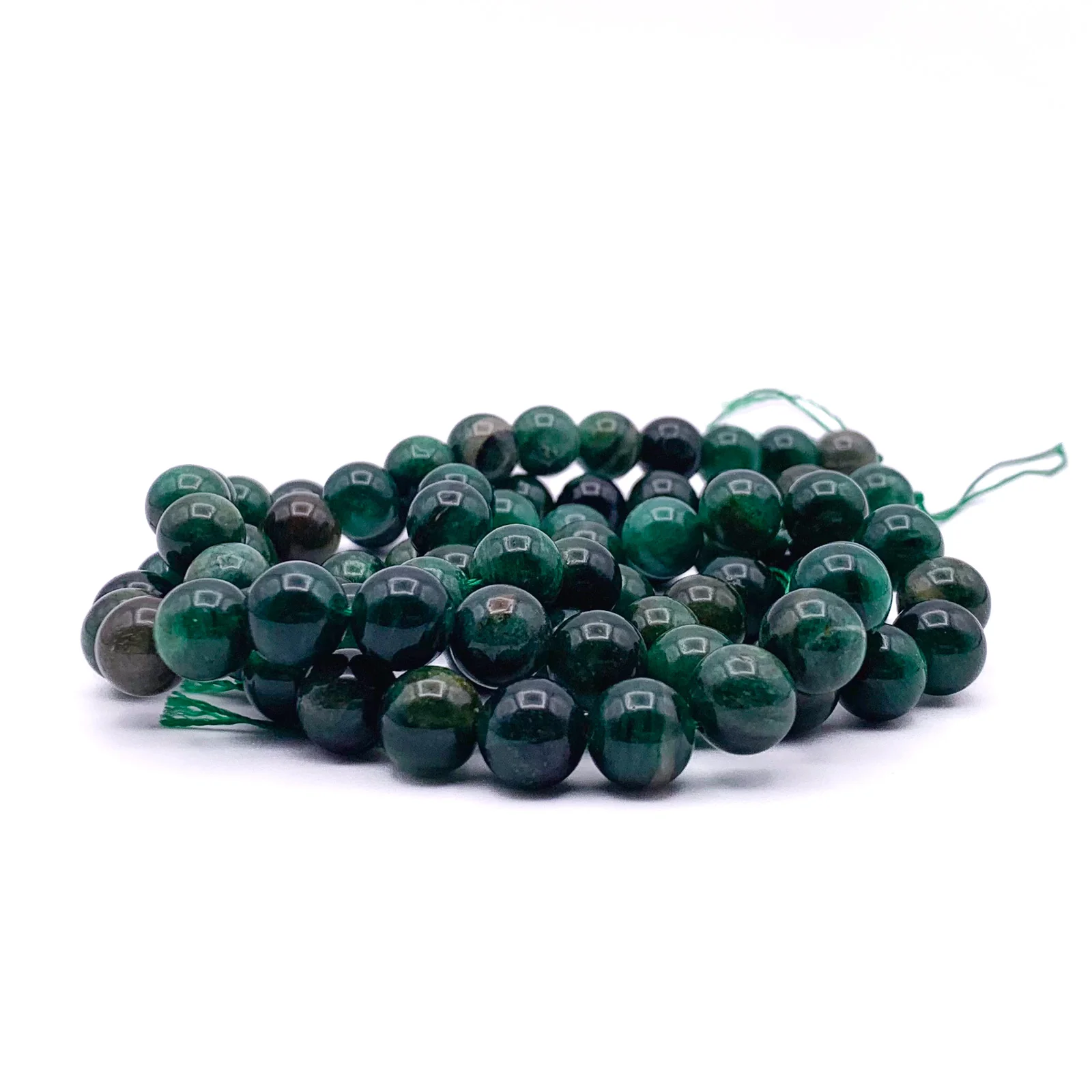 Lepidolite Green 10mm Smooth Rounds Bead Strand - Image 5