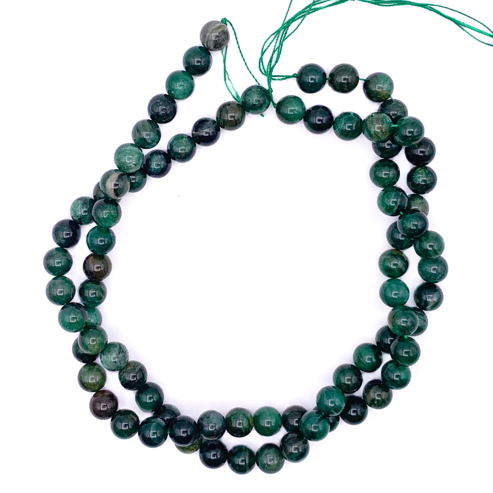 Lepidolite Green 10mm Smooth Rounds Bead Strand - Image 6