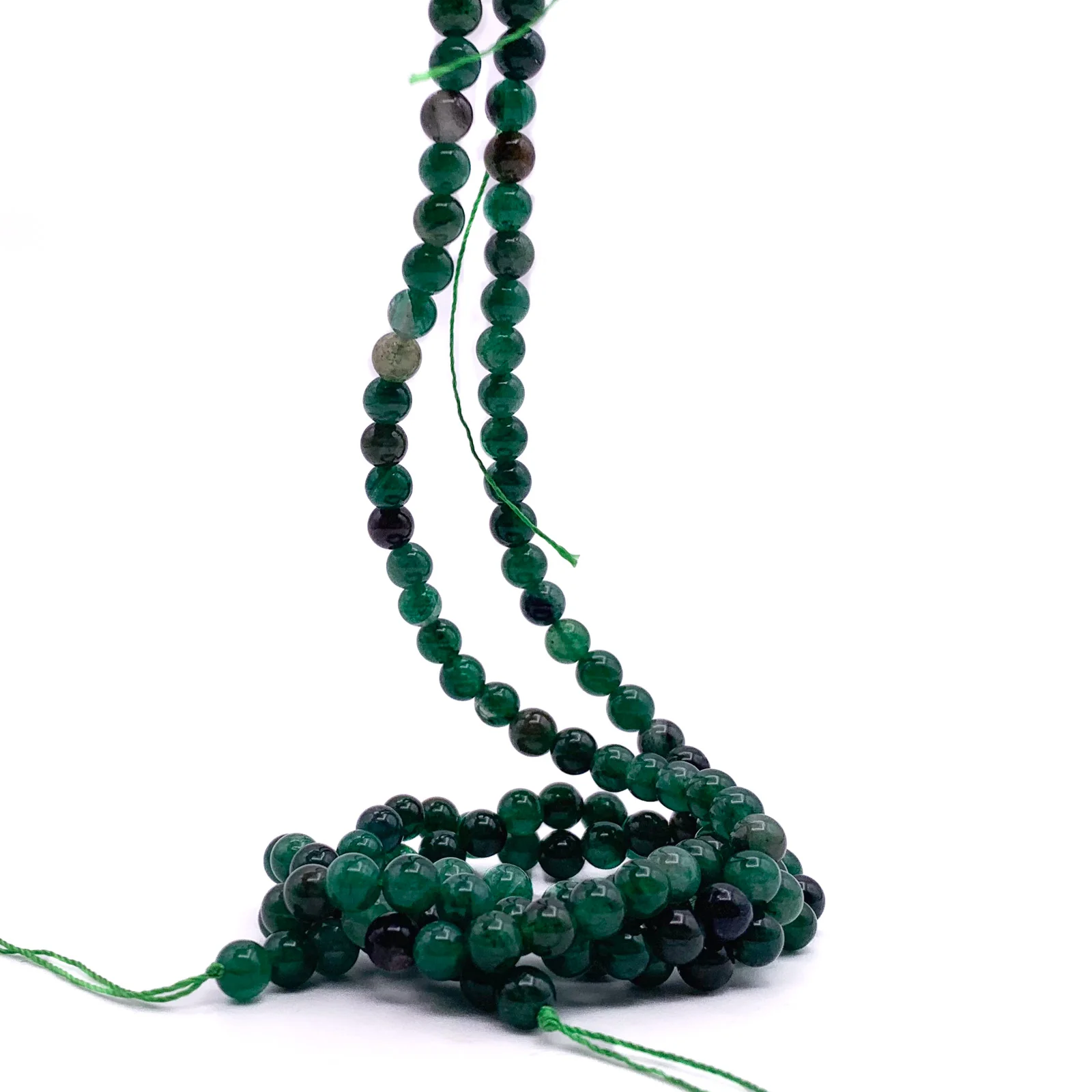 Lepidolite Green 6mm Smooth Rounds Bead Strand - Image 5