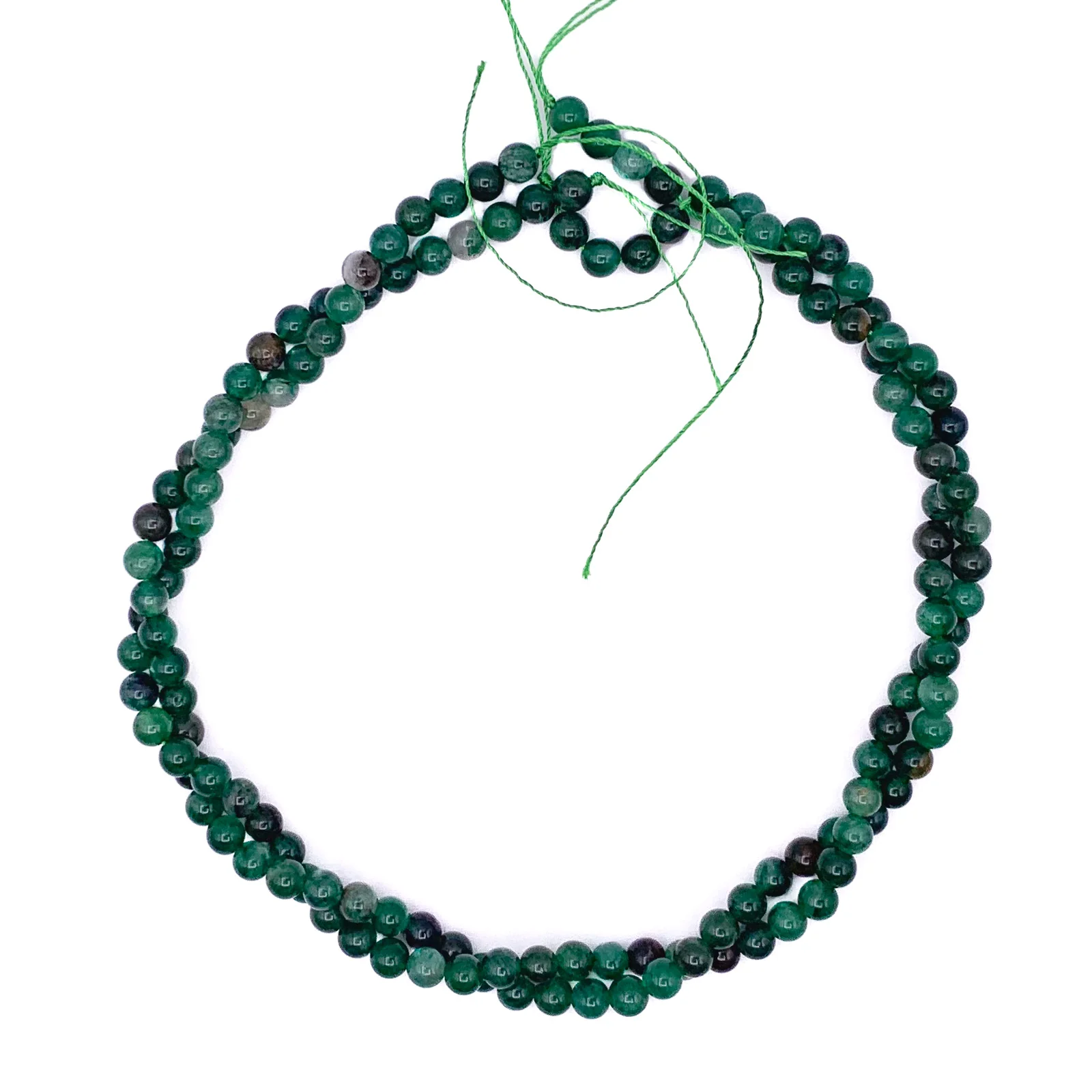 Lepidolite Green 6mm Smooth Rounds Bead Strand - Image 7