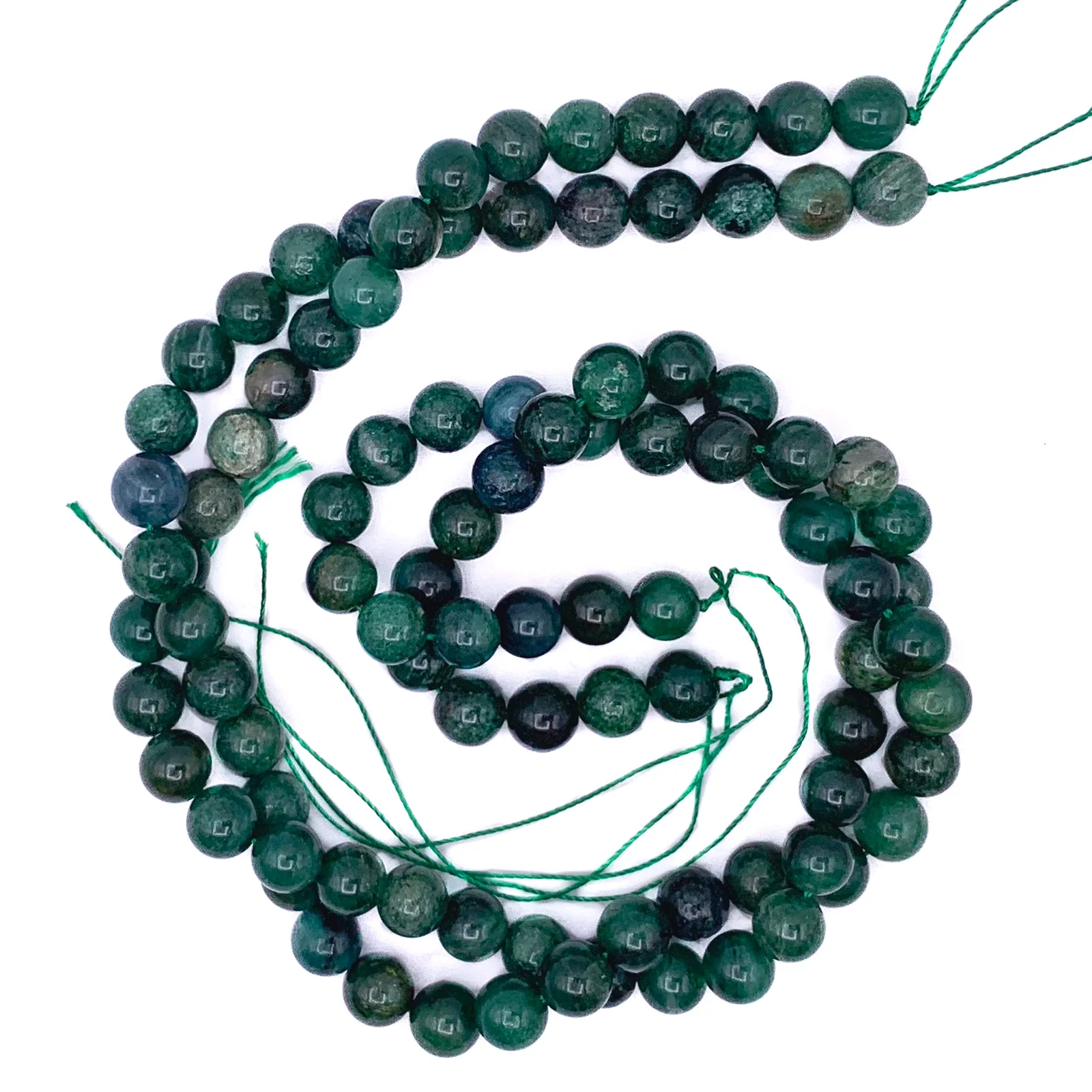Lepidolite Green 8mm Smooth Rounds Bead Strand - Image 6