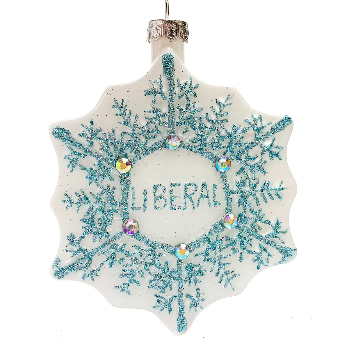 Liberal Snowflake Ornament - Image 2
