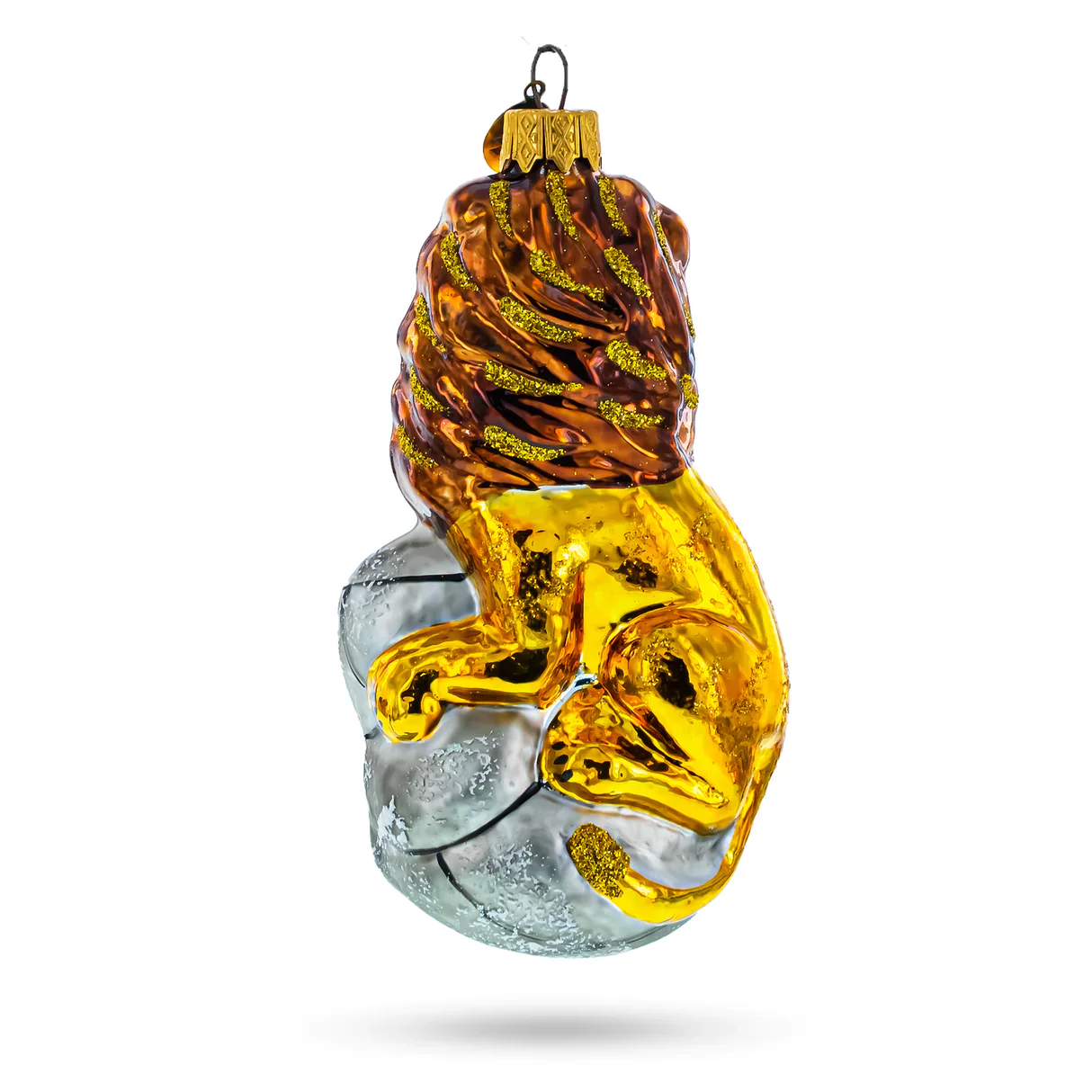 King Lion Atop Rock Ornament PS - Image 3