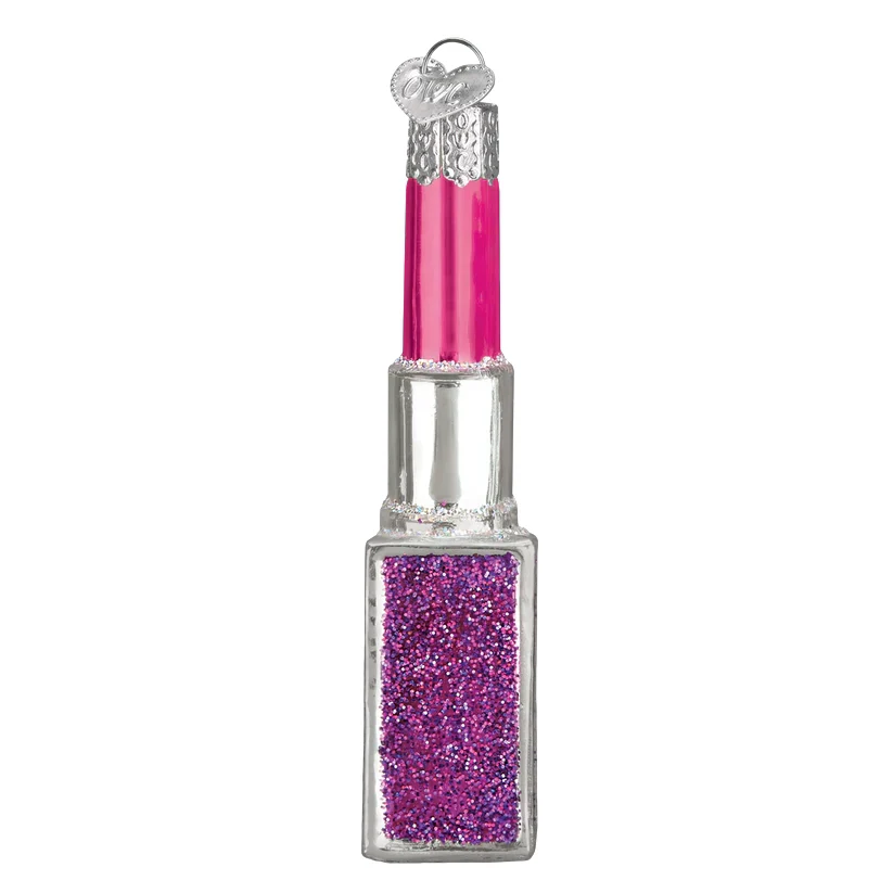 Lipstick Glass Ornament - Image 2