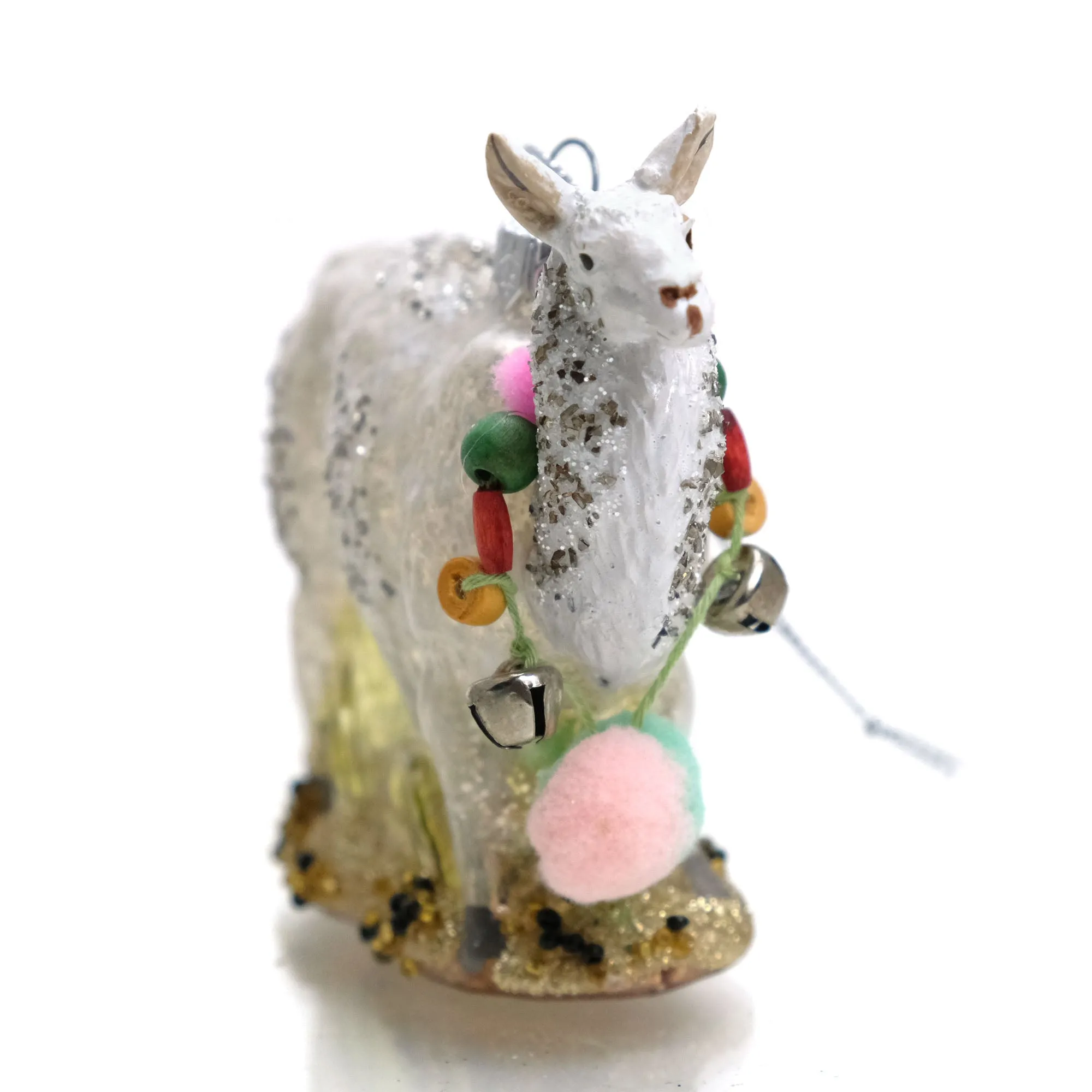 Llama Glass Ornament - Image 2