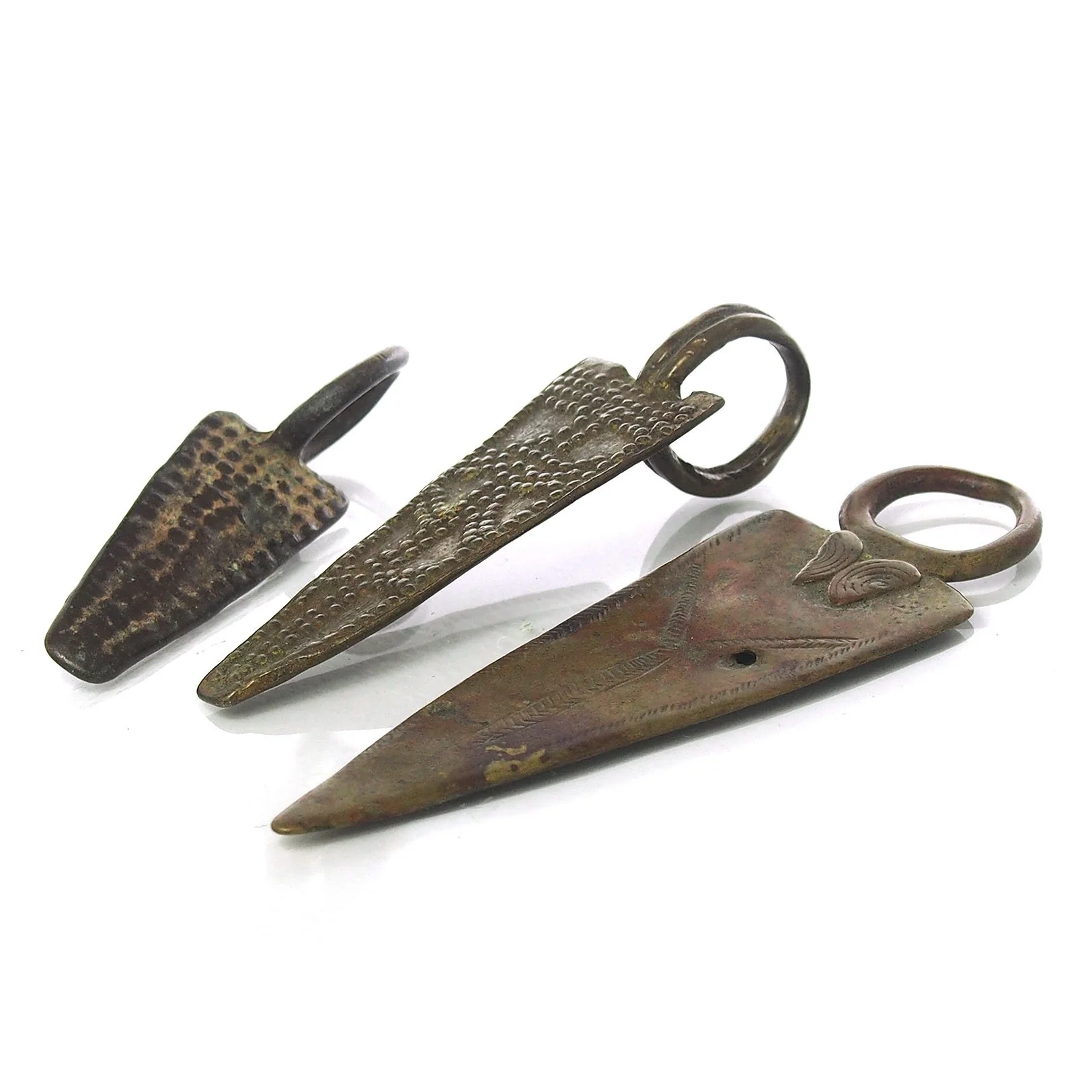 Lobi Bronze Talismanic Pendant Set Extremely Rare from Cote d'Ivoire - Image 2