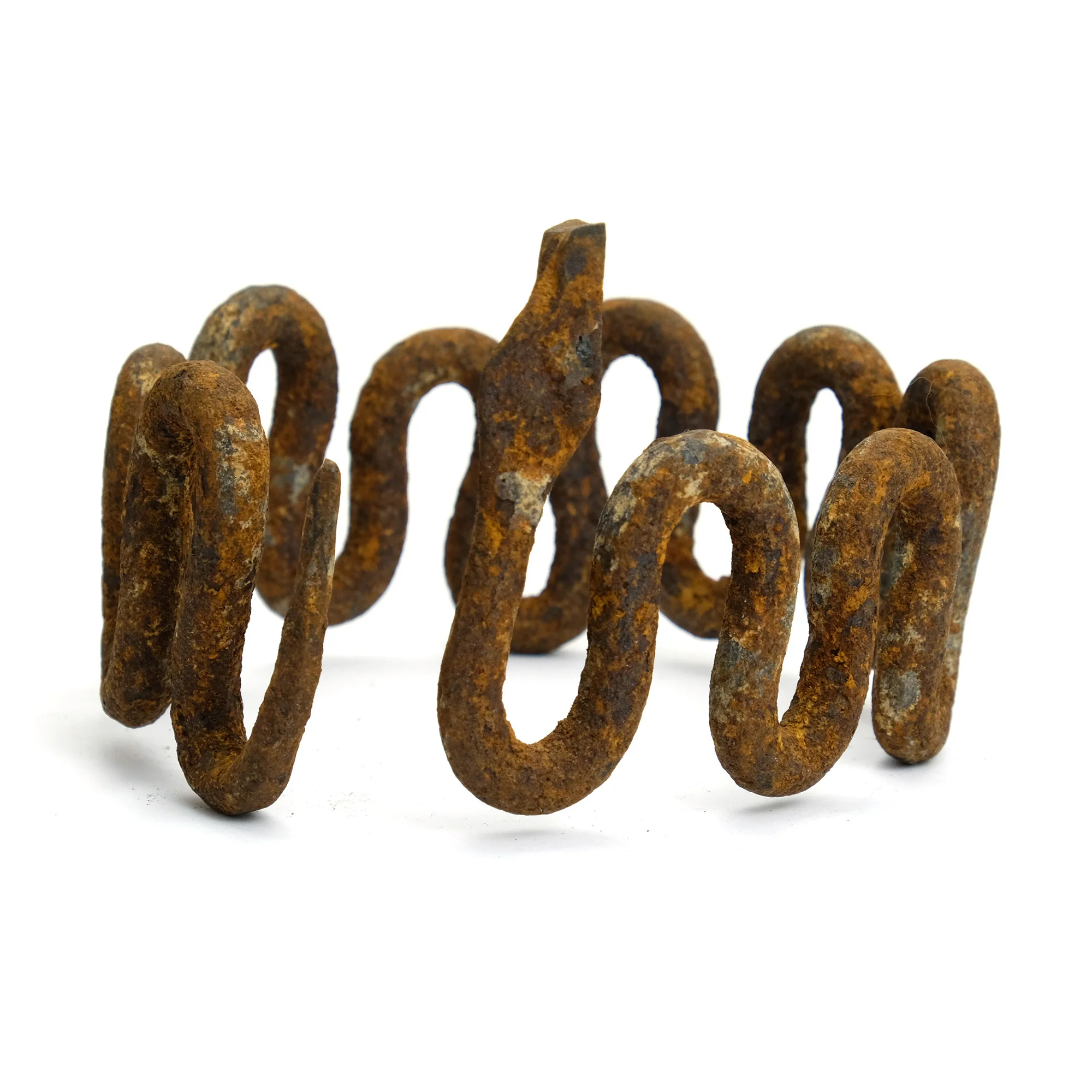 Lobi Iron Serpent Bangle / Shrine Object Large - Image 3