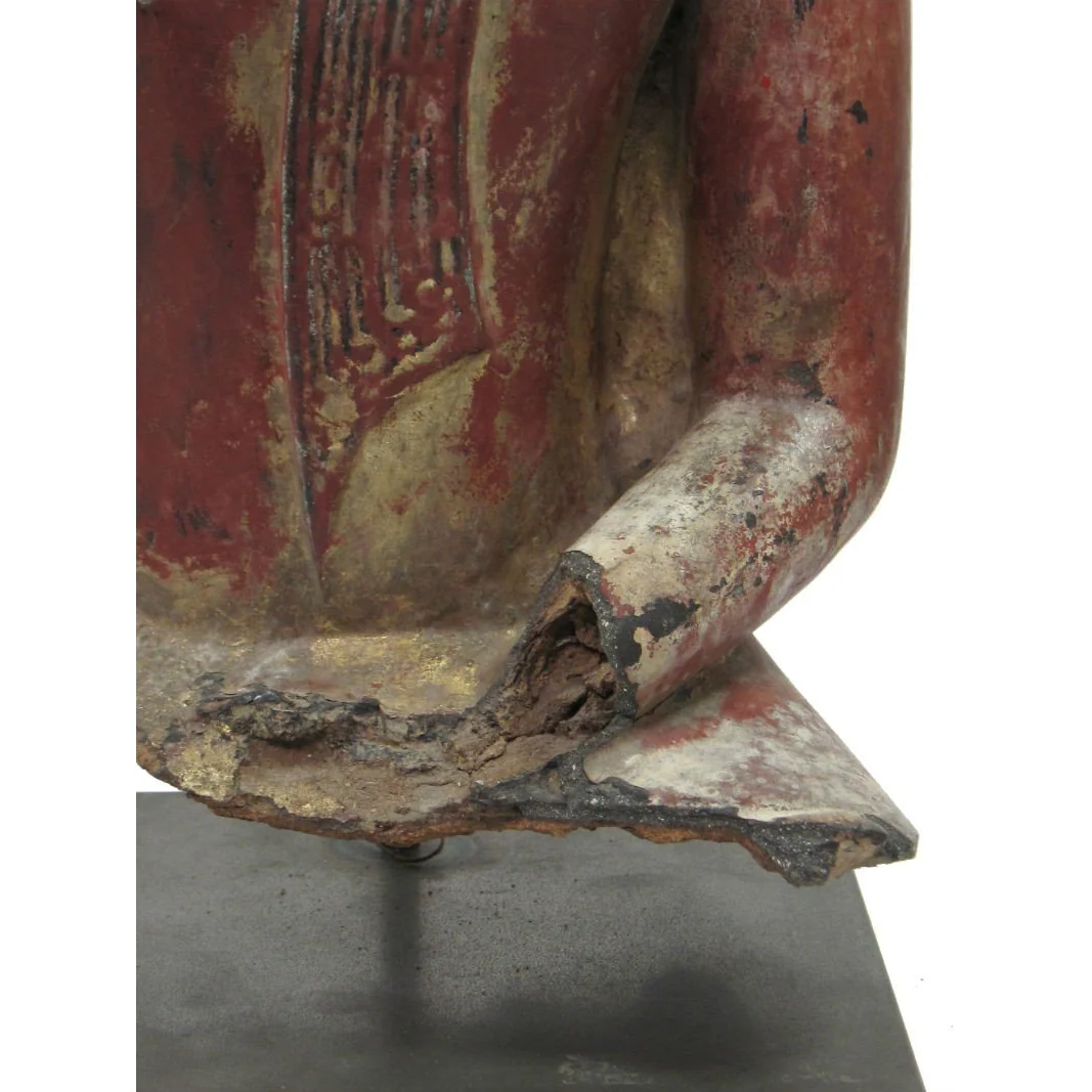 Lord Buddha Fragment in Ava Style Ca. 18th-19th Century - Image 2