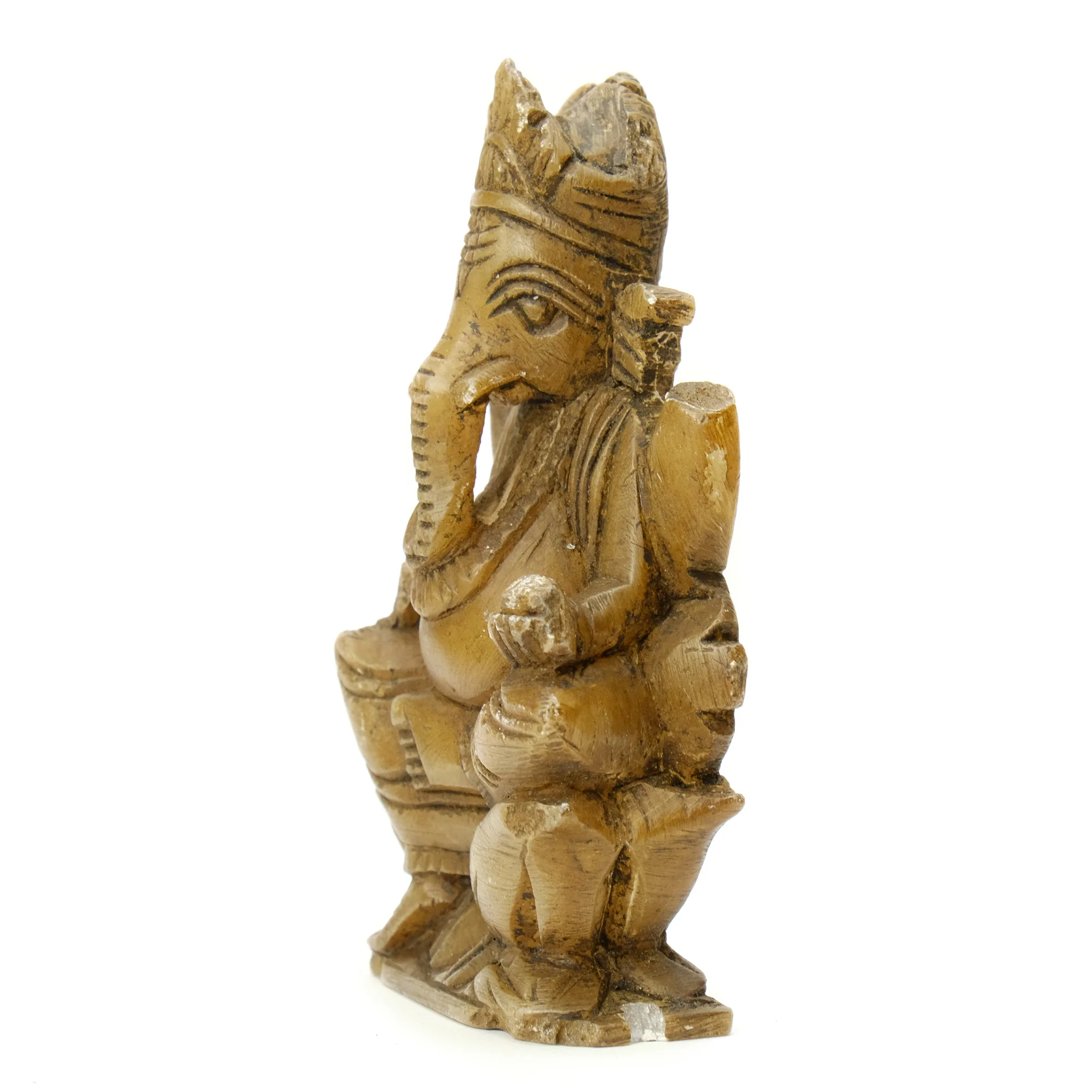Lord Ganesha Marble Shrine Figure, India #48 - Image 2
