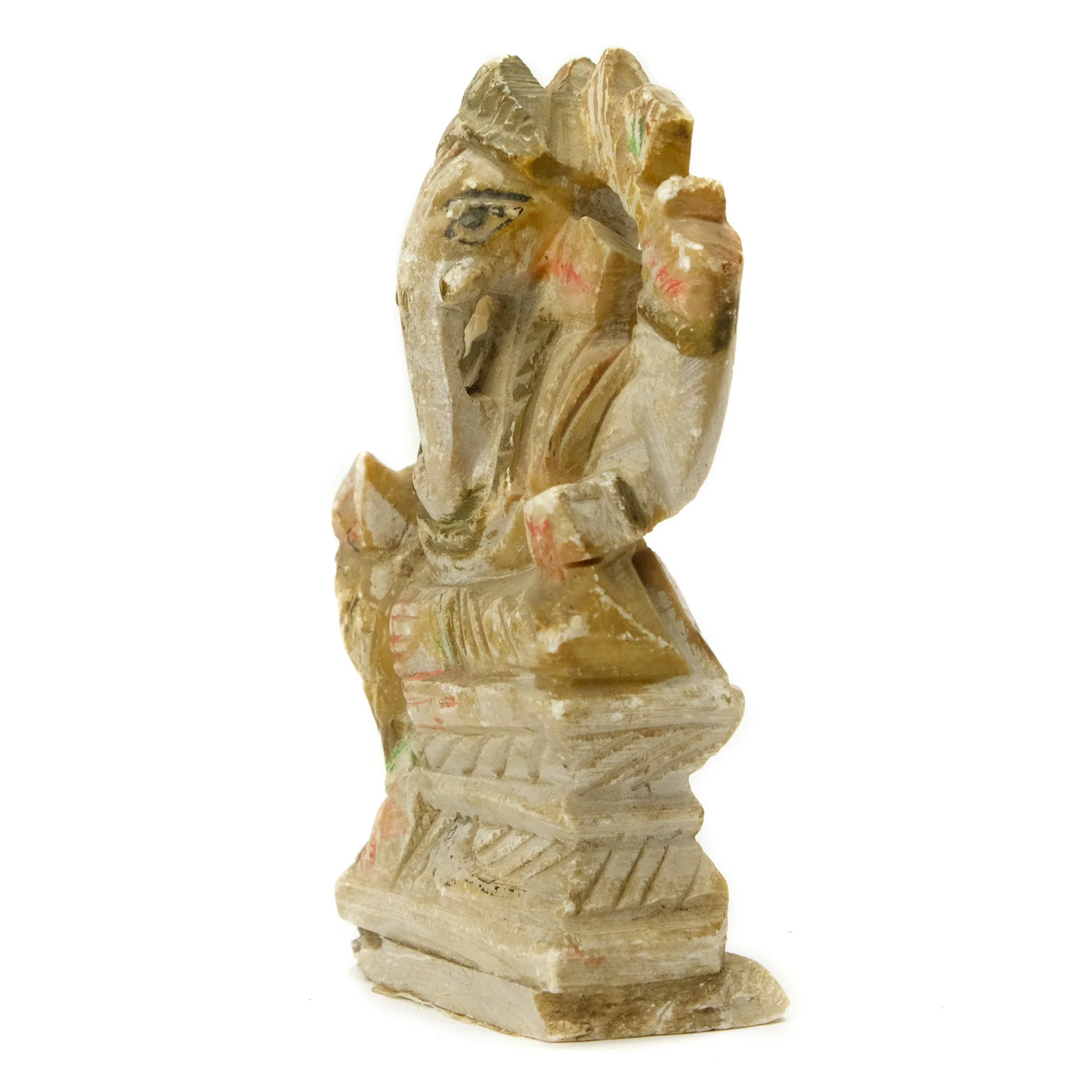 Lord Ganesha Marble Shrine Figure, India #50 - Image 2