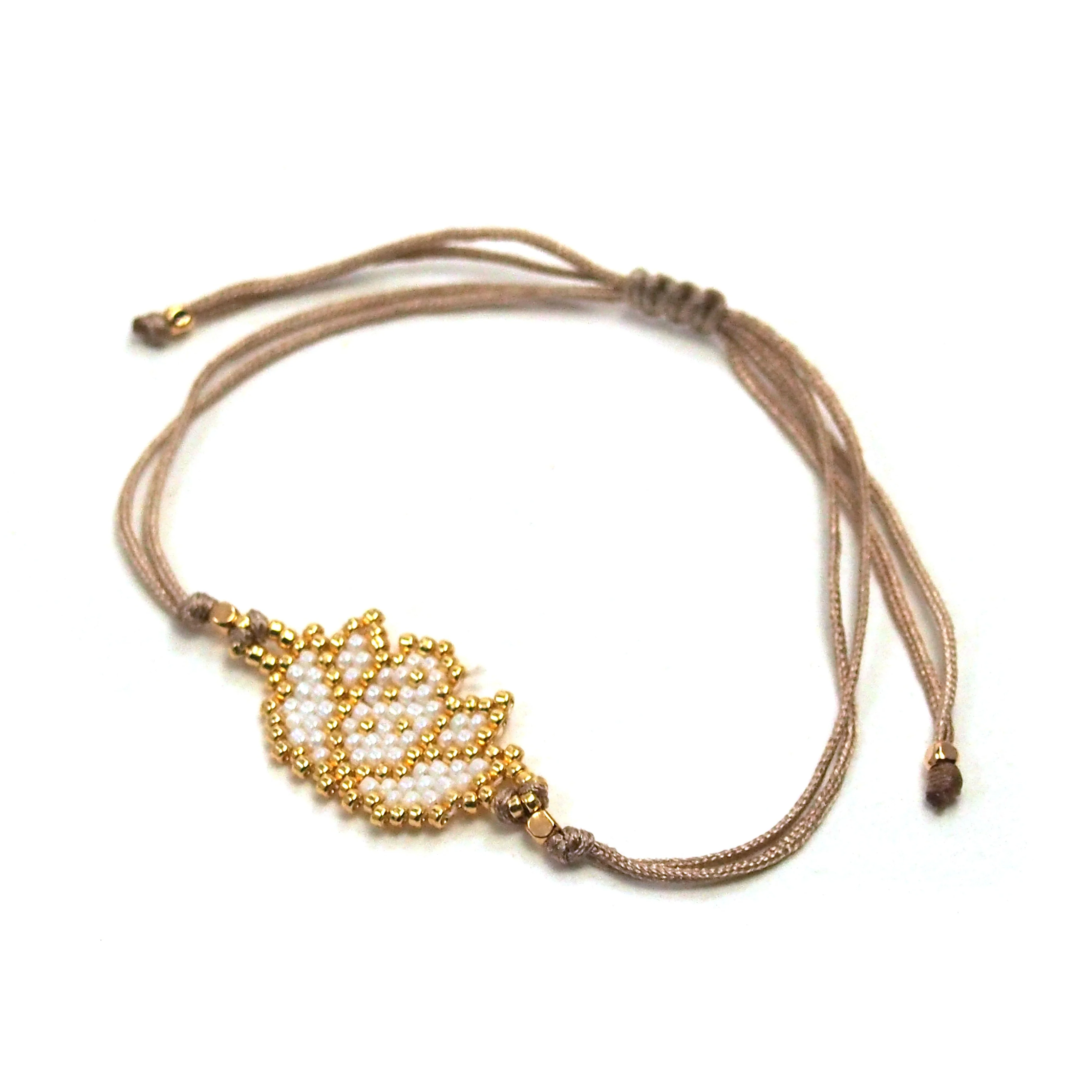 Lotus Hand-Loomed Bracelet - Image 3