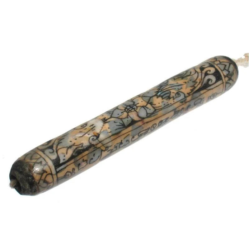 Lotus Image Inlaid "Takrut" in Polymer Clay and Mother of Pearl II - Image 3
