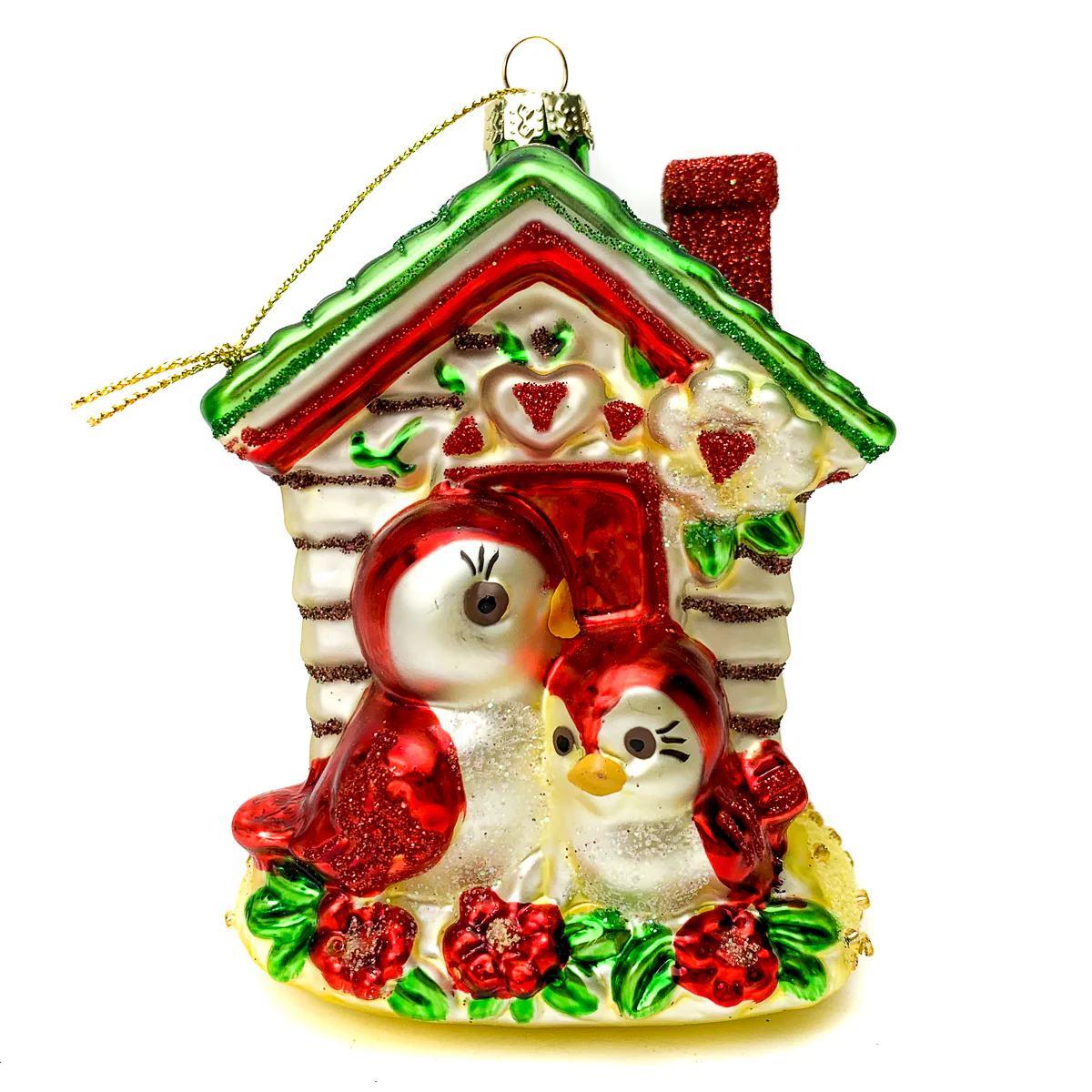 Love is the Cardinal Rule Birdhouse Ornament 50% OFF SALE - Image 2