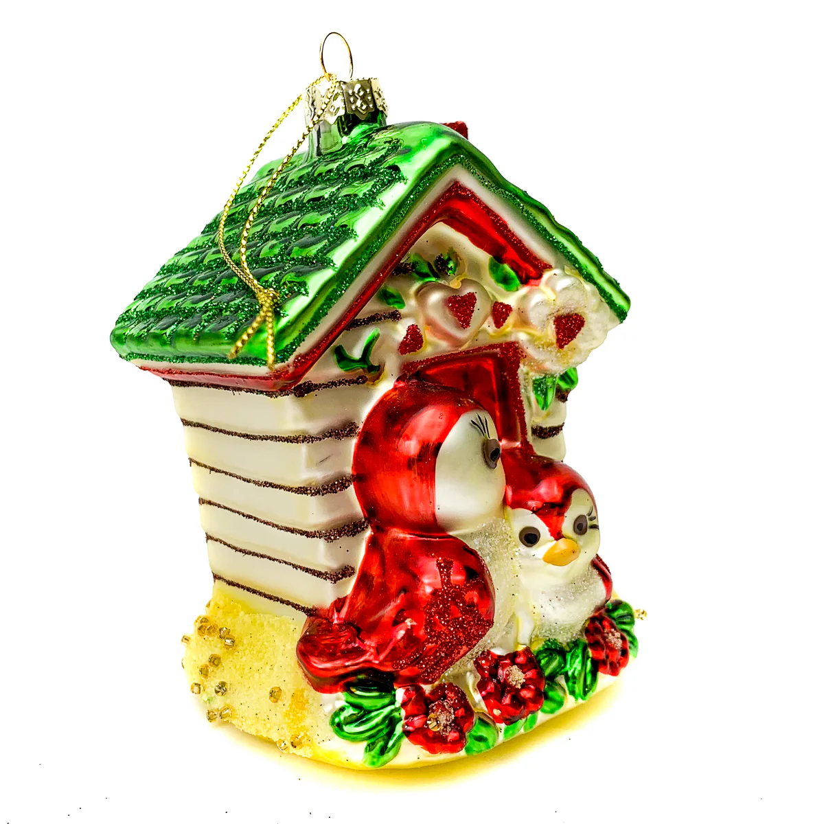 Love is the Cardinal Rule Birdhouse Ornament 50% OFF SALE - Image 3