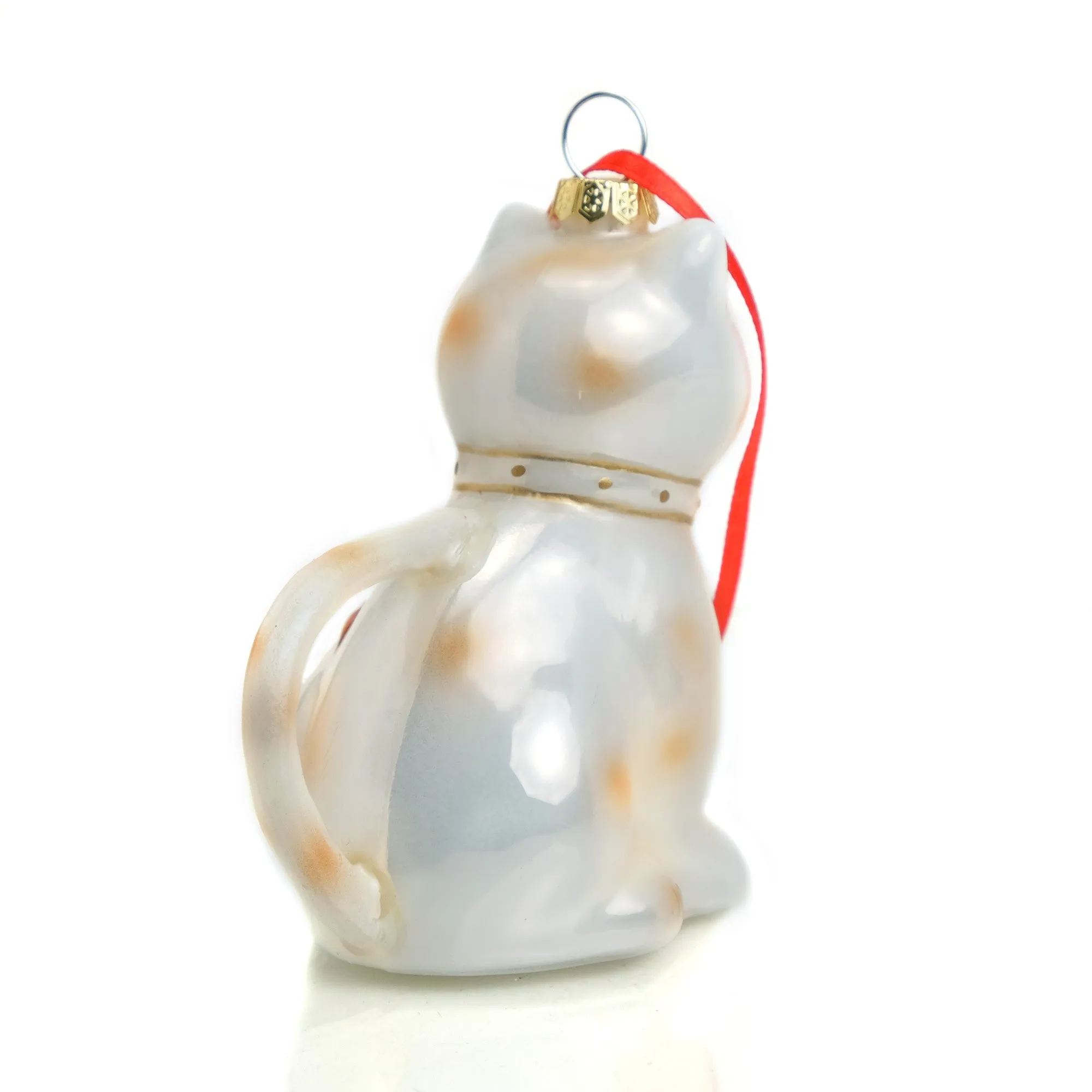 Lucky Cat With Abundance Goldfish Teapot Ornament - Image 3