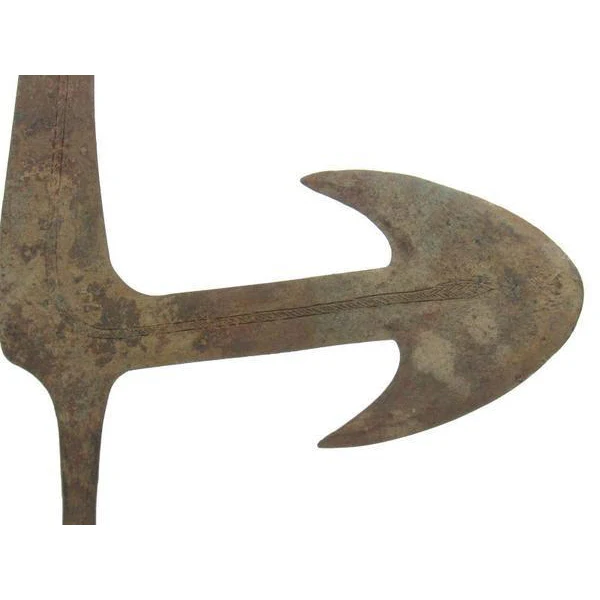 Mabo 19th C. Iron Ceremonial Throwing Knife 2 - Image 3