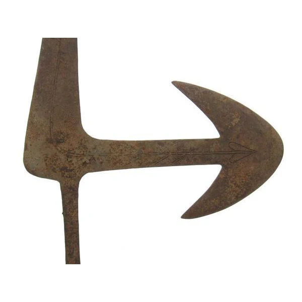 Mabo 19th C. Iron Ceremonial Throwing Knife 3 - Image 3