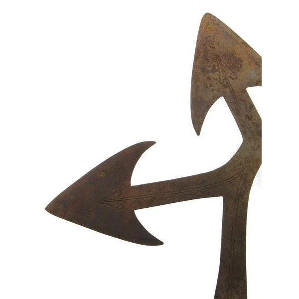 Mabo 19th C. Iron Ceremonial Throwing Knife 4 - Image 2