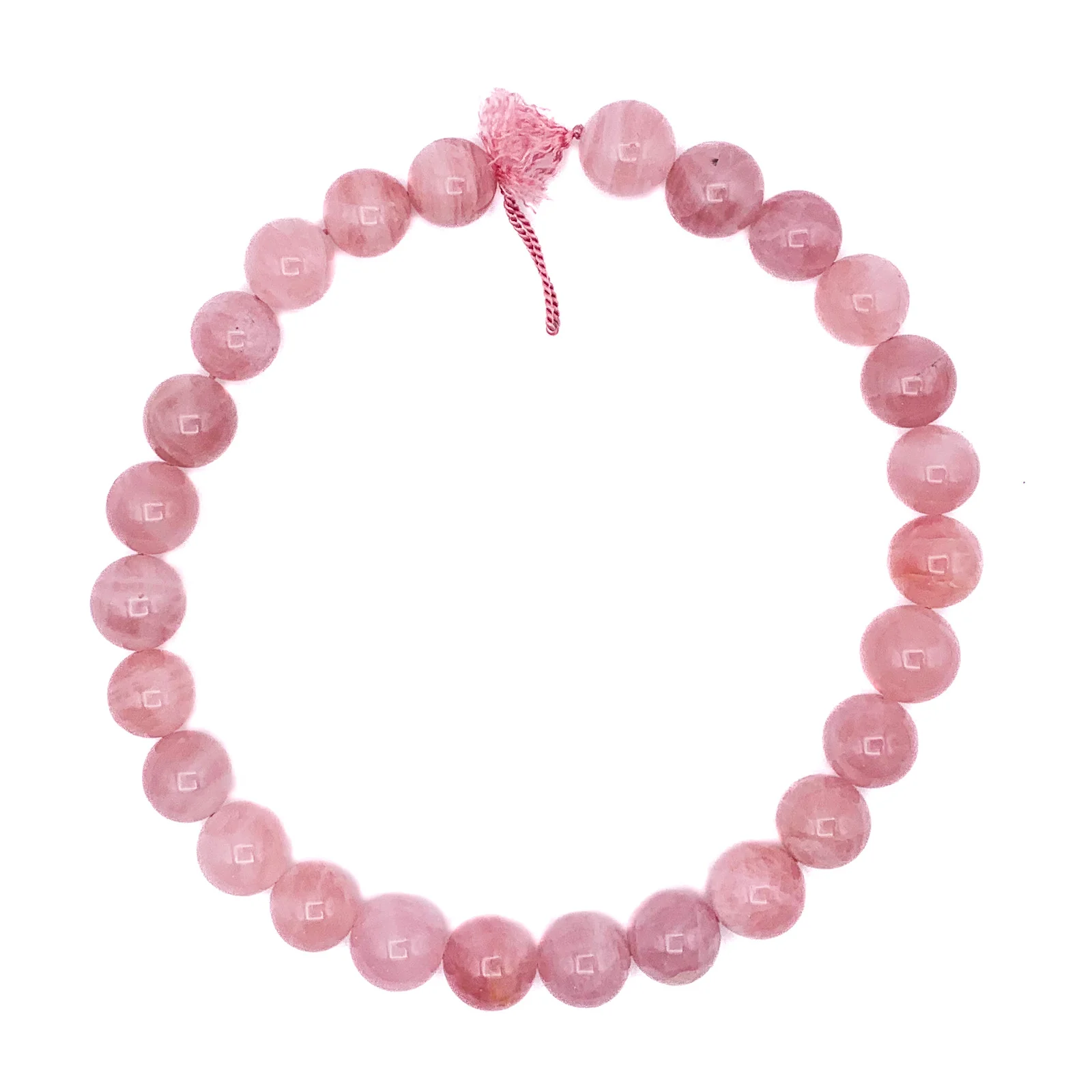 Madagascar Rose Quartz 14.5mm Smooth Rounds Bead Strand - Image 2
