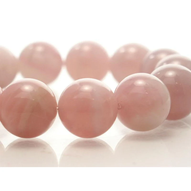 Madagascar Rose Quartz Stretch Bracelet 15mm - Image 3