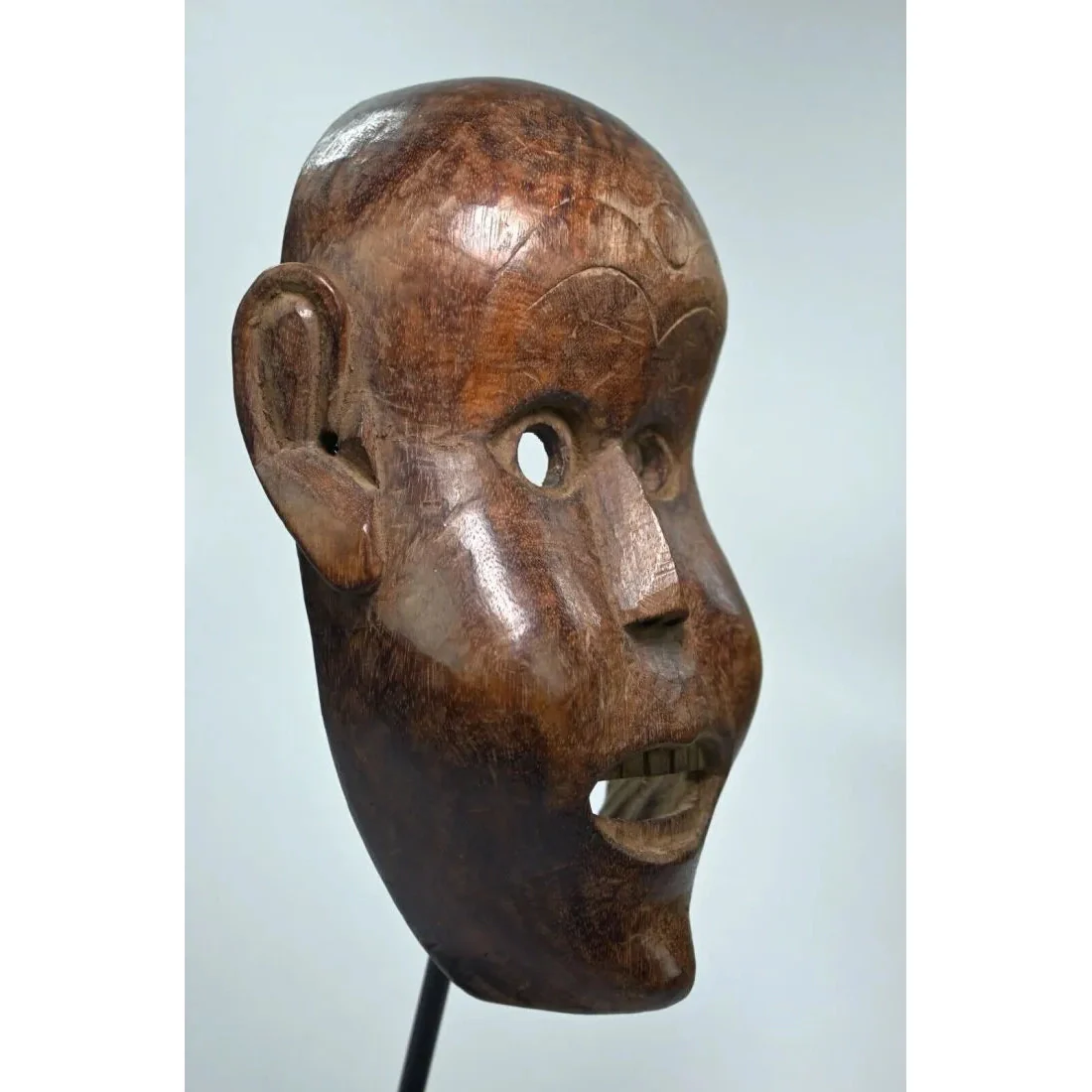 Madhesi People Shaman Dance Mask, Nepal #705 - Image 4