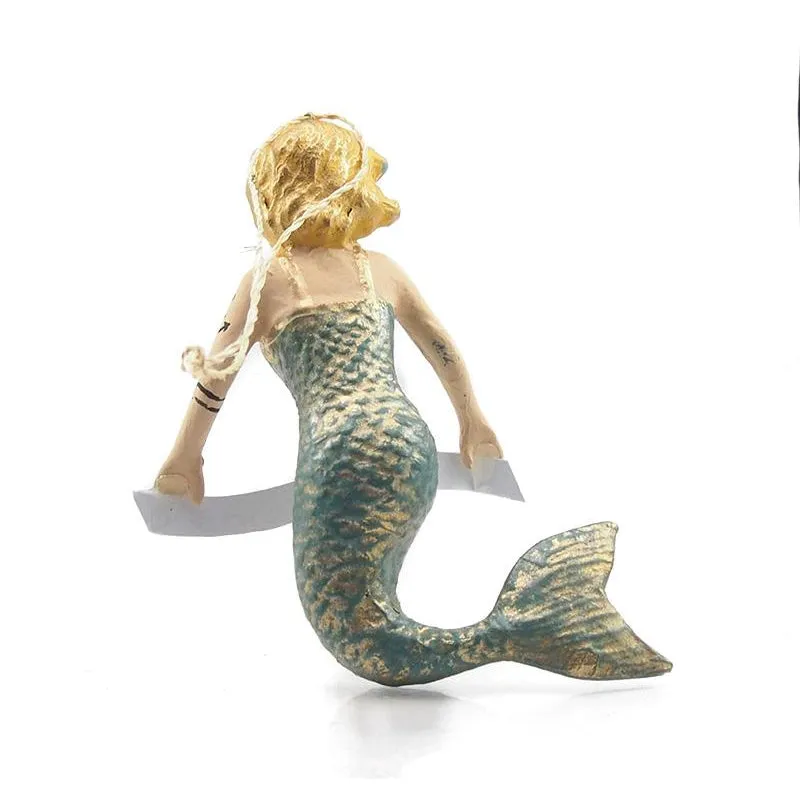 Mermaid "Wishing You a Magical Holiday" Ornament, A - Image 2
