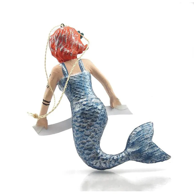 Mermaid "Wishing You a Magical Holiday" Ornament, B - Image 2
