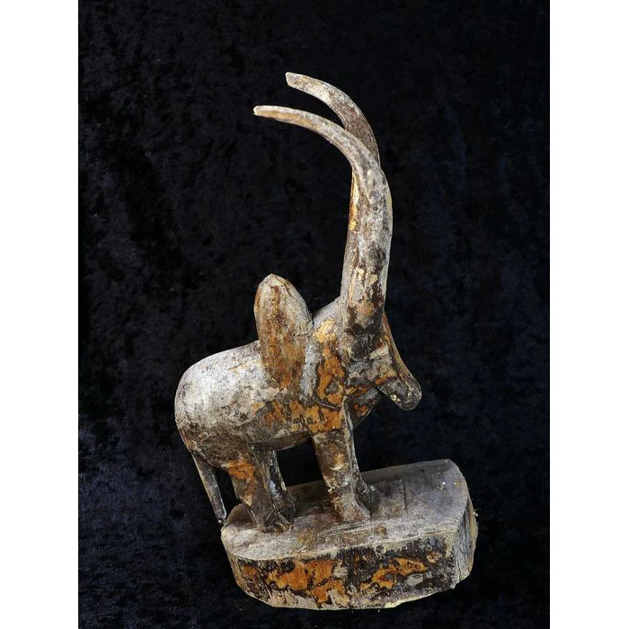 Mahafaly AloAlo Funery Pole Fragment Long Horn Zebu Steer, Madagascar #742 - Image 4