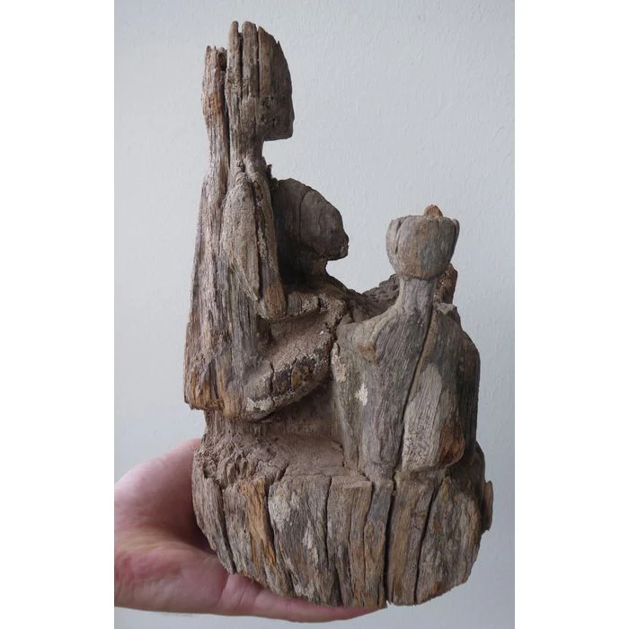 Mahafaly AloAlo Grave Post Fragment, Madagascar #881 - Image 19