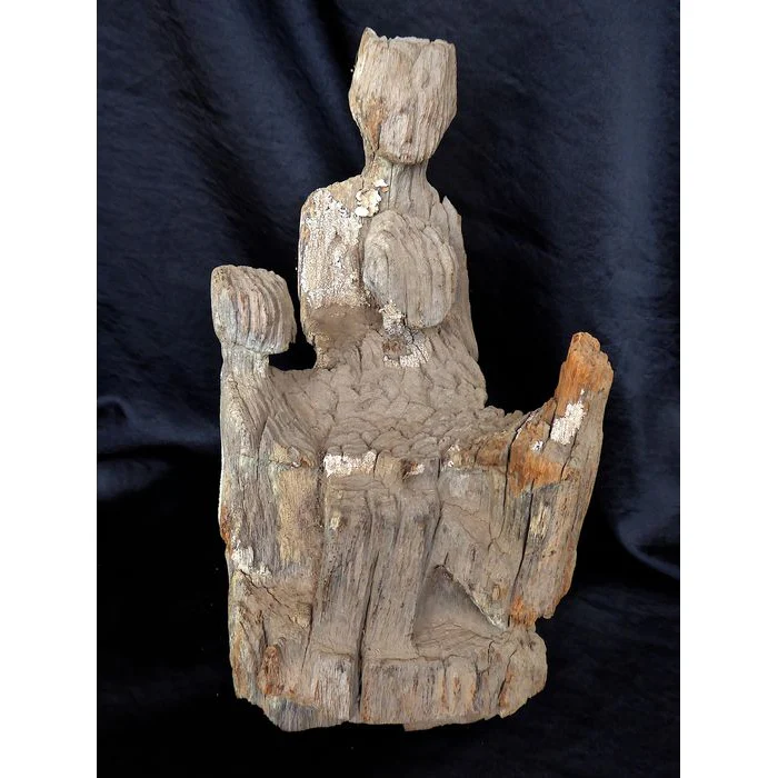 Mahafaly AloAlo Grave Post Fragment, Madagascar #881 - Image 2