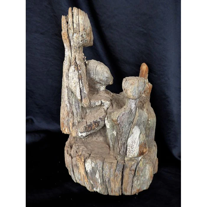 Mahafaly AloAlo Grave Post Fragment, Madagascar #881 - Image 32