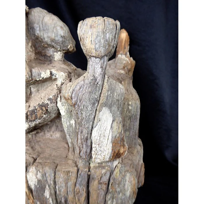 Mahafaly AloAlo Grave Post Fragment, Madagascar #881 - Image 34