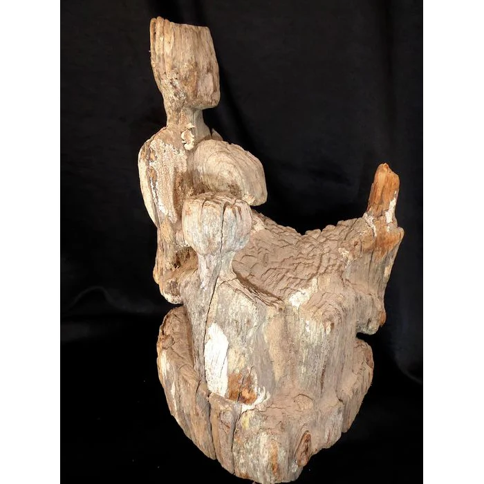 Mahafaly AloAlo Grave Post Fragment, Madagascar #881 - Image 4