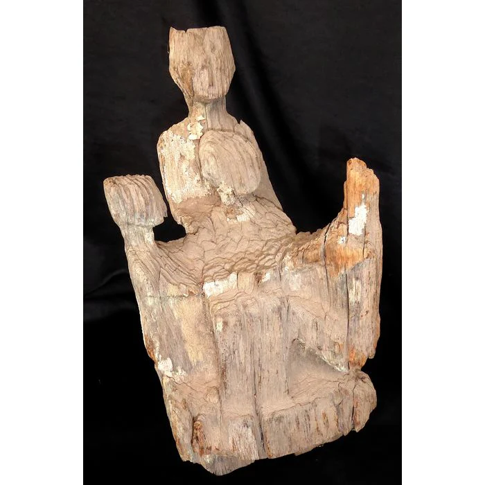 Mahafaly AloAlo Grave Post Fragment, Madagascar #881 - Image 7
