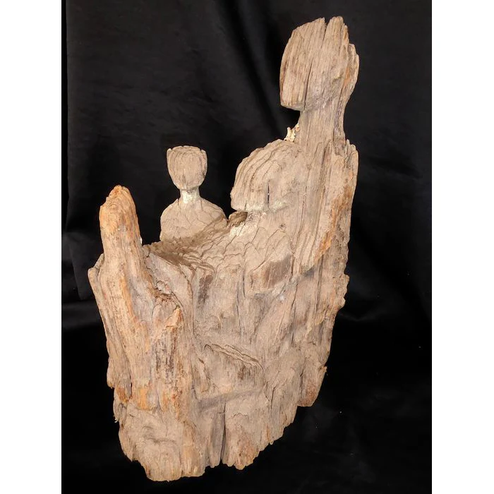 Mahafaly AloAlo Grave Post Fragment, Madagascar #881 - Image 9