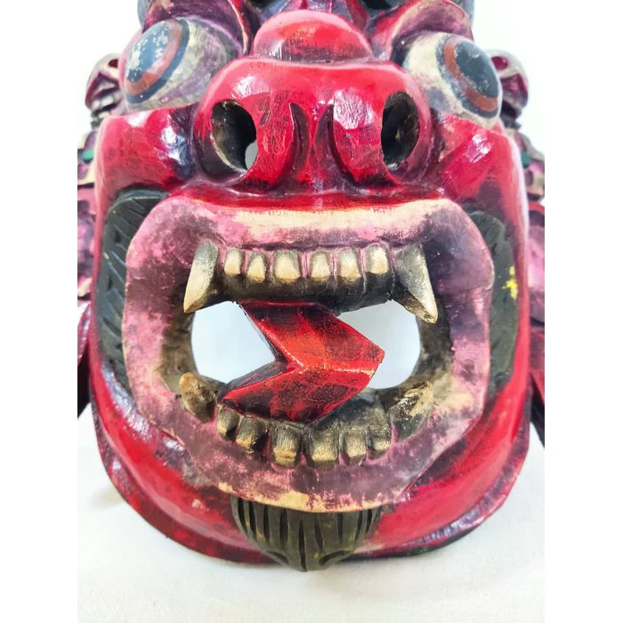 Mahakala #672 and Bhairab / Bhairava #673 Masks, Nepal EACH MASK SOLD SEPARATELY - Image 10