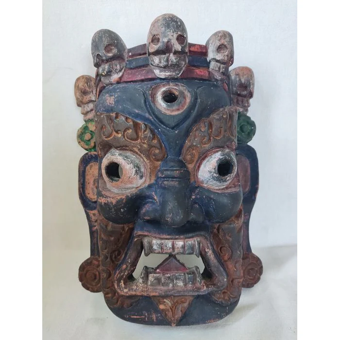 Mahakala #672 and Bhairab / Bhairava #673 Masks, Nepal EACH MASK SOLD SEPARATELY - Image 3