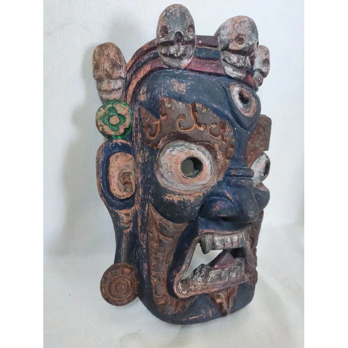 Mahakala #672 and Bhairab / Bhairava #673 Masks, Nepal EACH MASK SOLD SEPARATELY - Image 5