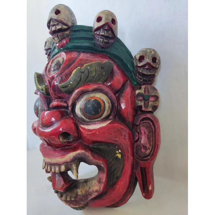 Mahakala #672 and Bhairab / Bhairava #673 Masks, Nepal EACH MASK SOLD SEPARATELY - Image 6