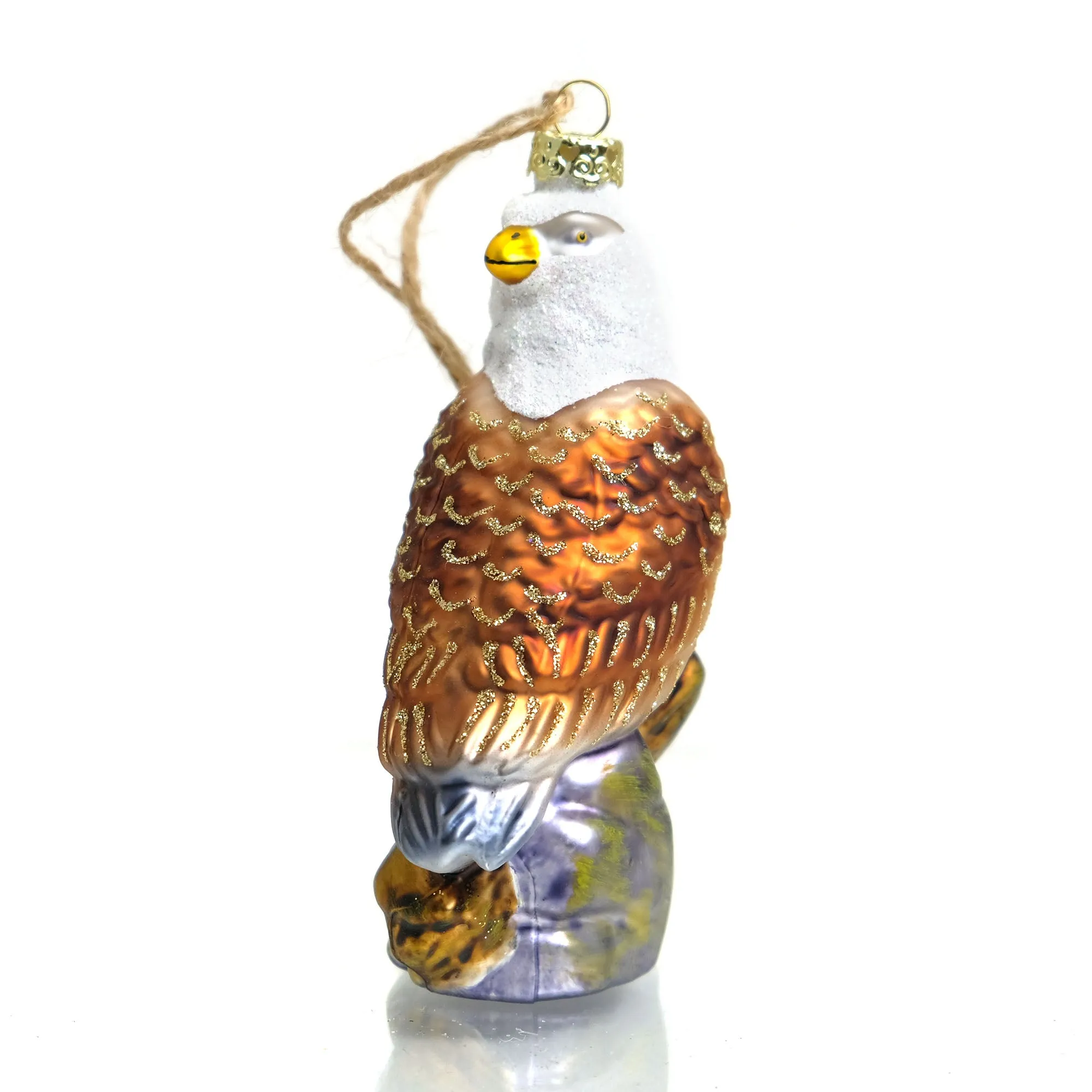 Majestic Eagle Glass Ornament 50% OFF SALE - Image 3