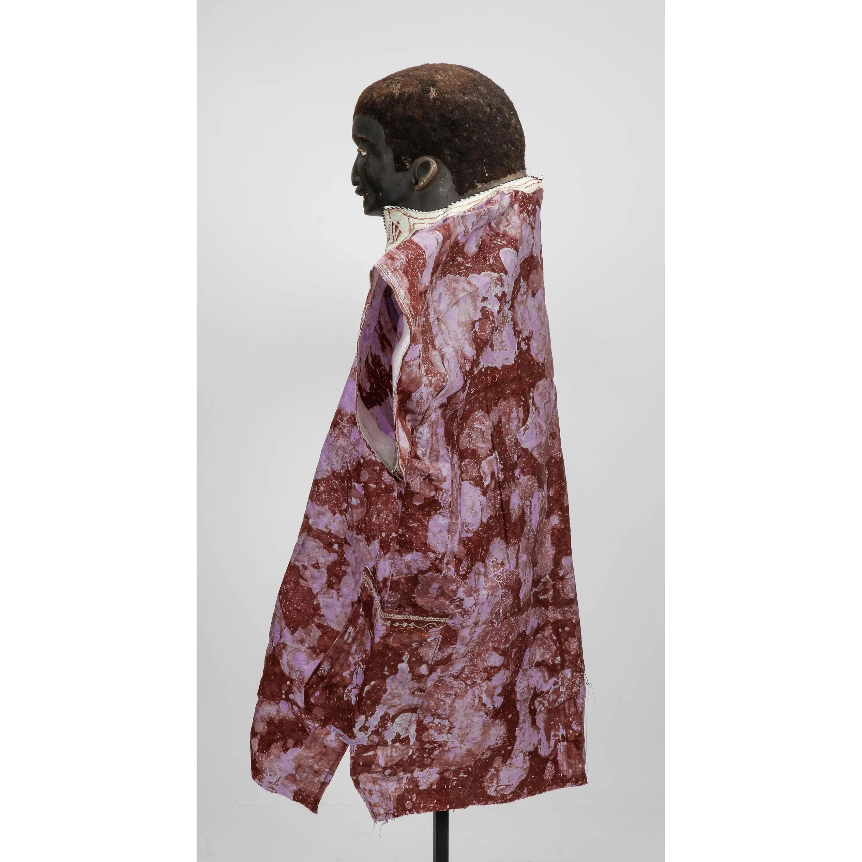 Makonde Lipiko Helmet Mask with Robe, Mozambique PROVENANCE - Image 2