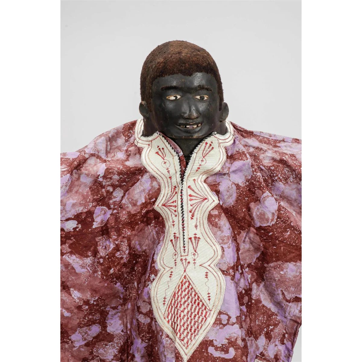 Makonde Lipiko Helmet Mask with Robe, Mozambique PROVENANCE - Image 5