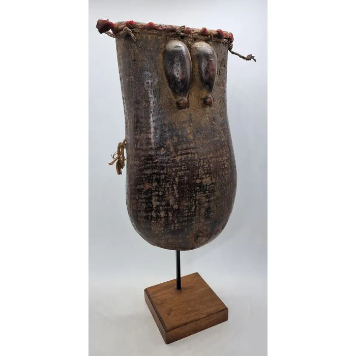 Makonde Ndimu Female Belly Mask, Tanzania #564 - Image 10